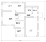 Проект дома B-308. Красивый двухэтажный дом с гаражом