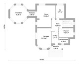 Проект дома F-018. Дом с тренажерным залом
