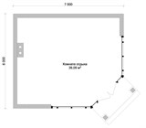 Проект хоз. постройки G-072. Простая беседка