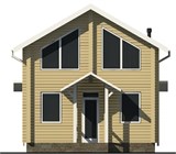 Проект дома A-109. Дом из бруса