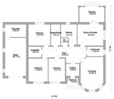 Проект дома C-262. Красивый одноэтажный дом с террасой