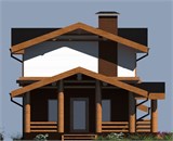 Проект хоз. постройки G-089. Гараж с мансардой