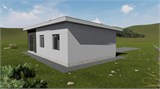 Проект дома A-111. Маленький дом из пеноблока