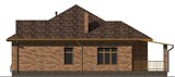 Проект дома C-264. Красивый одноэтажный дом из кирпича