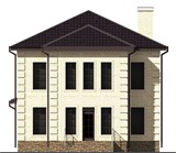 Проект дома D-013. Узкий двухэтажный дом Проект дома D-013. Узкий двухэтажный дом