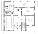 Проект дома E-063. Дом с бассейном