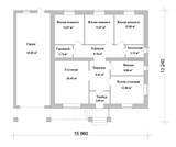 Проект дома B-067. Красивый одноэтажный дом с гаражом