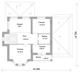 Проект дома до 250 м2 двухэтажный D-141