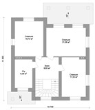 Проект двухэтажного дома до 200 м2 C-268
