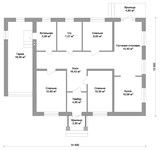 Проект одноэтажного дома до 150 кв B-332