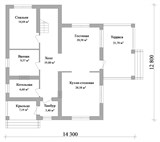 Проект дома D-136. Дом до 250 кв с террасой