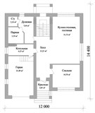Проект дома E-016. Дом до 300 кв м 2 этажа