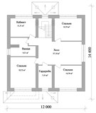 Проект дома E-016. Дом до 300 кв м 2 этажа