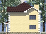 Проект дома D-137. Дом 2 этажа с гаражом